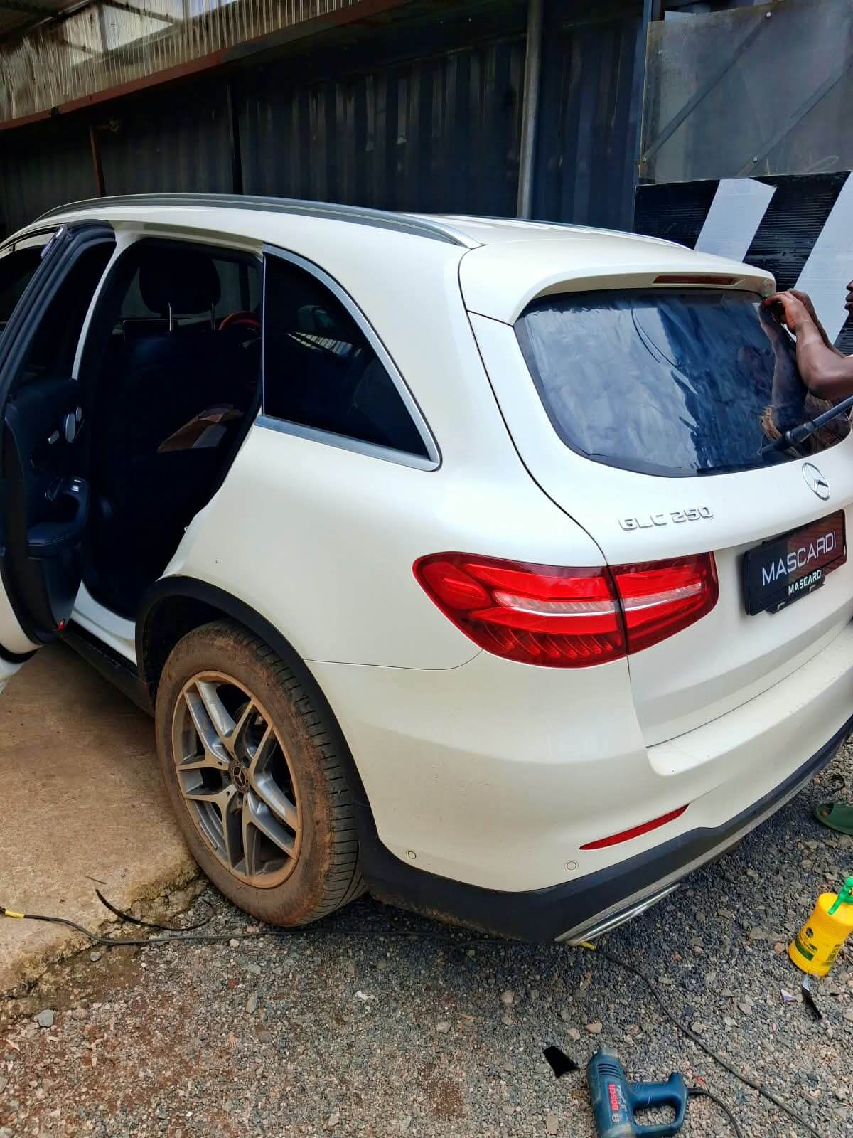 Professional window tinting installation